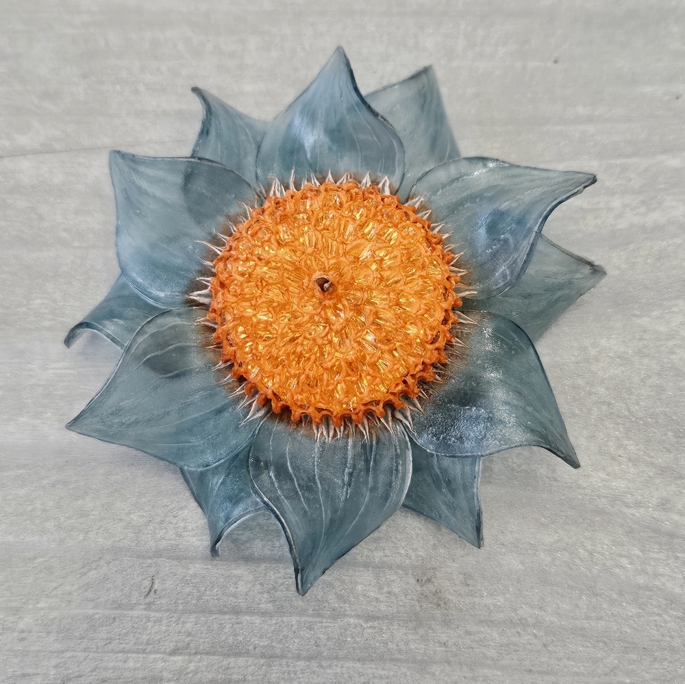 Fabrice Paris Sunflower Resin Brooch Rare